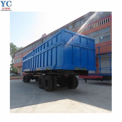 定制拖车 工厂货物运输拖车 牵引平板拖车物流货物运输平板拖车
